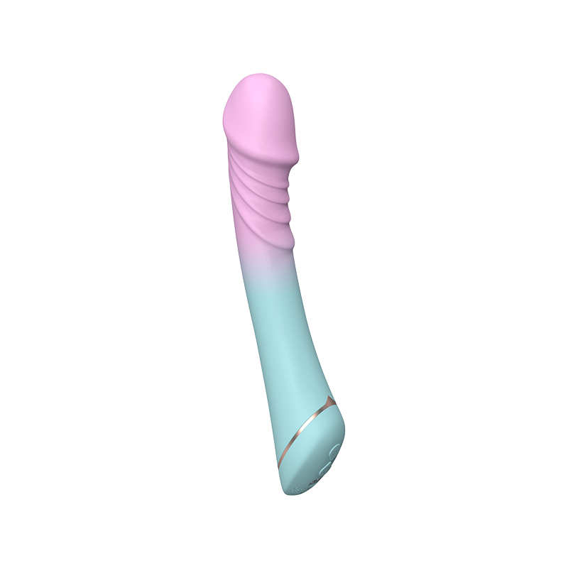 Penggetar Warna Kecerunan Dengan Kepala Dildo