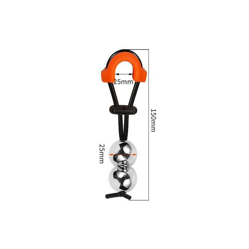 Pengusung Zakar Logam-Dwi-Bola (φ25mm)