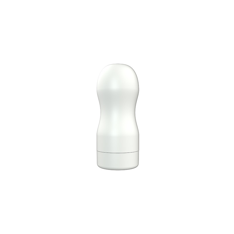 White Shell Masturbator dengan manik bola dan penggoda kecil